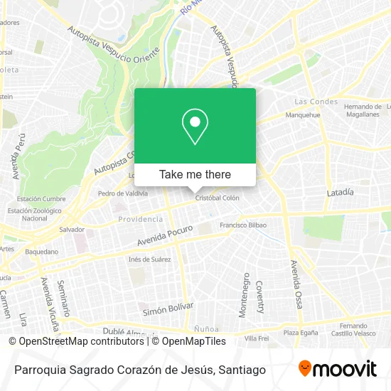 Parroquia Sagrado Corazón de Jesús map