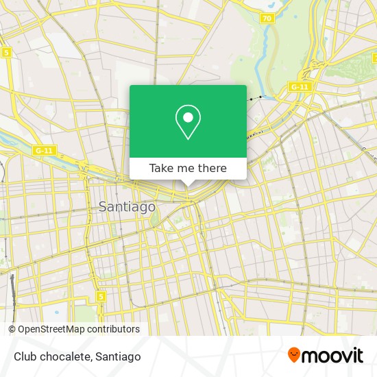 Club chocalete map