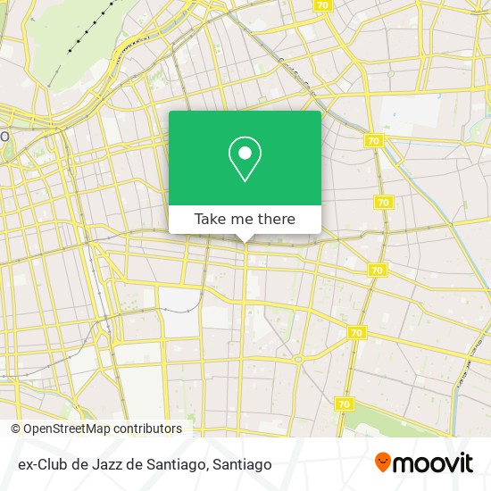 ex-Club de Jazz de Santiago map