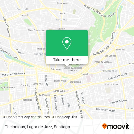 Thelonious, Lugar de Jazz map