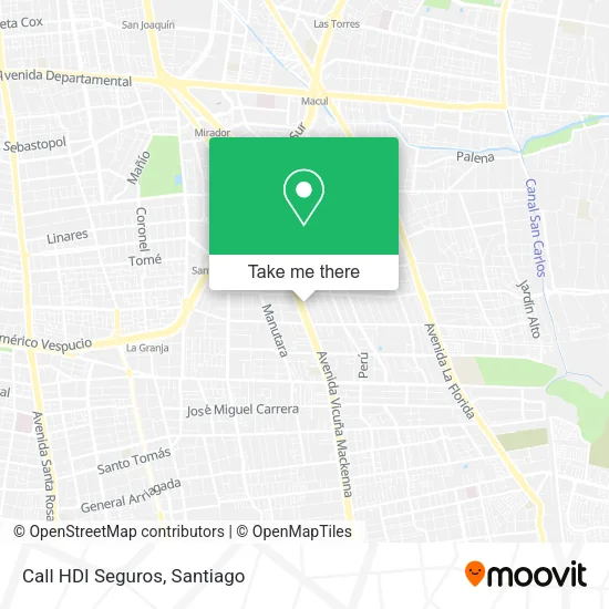 Mapa de Call HDI Seguros