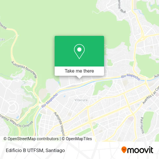 Edificio B UTFSM map