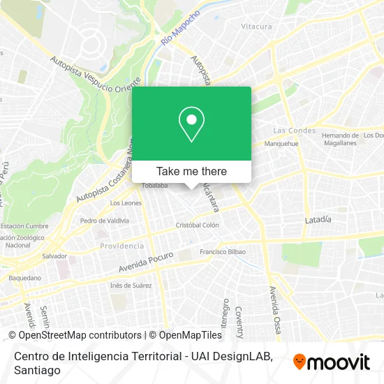 Centro de Inteligencia Territorial - UAI DesignLAB map