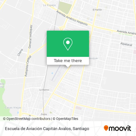 Escuela de Aviación Capitán Avalos map