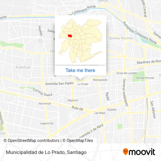 Municipalidad de Lo Prado map