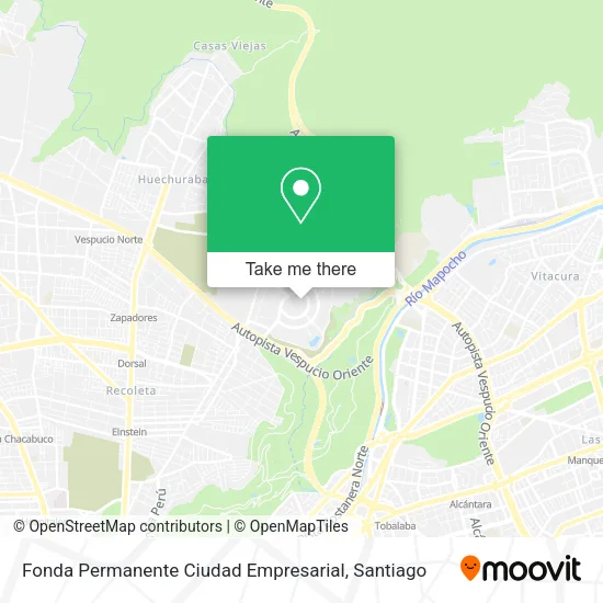 Fonda Permanente Ciudad Empresarial map