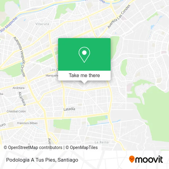 Podologia A Tus Pies map
