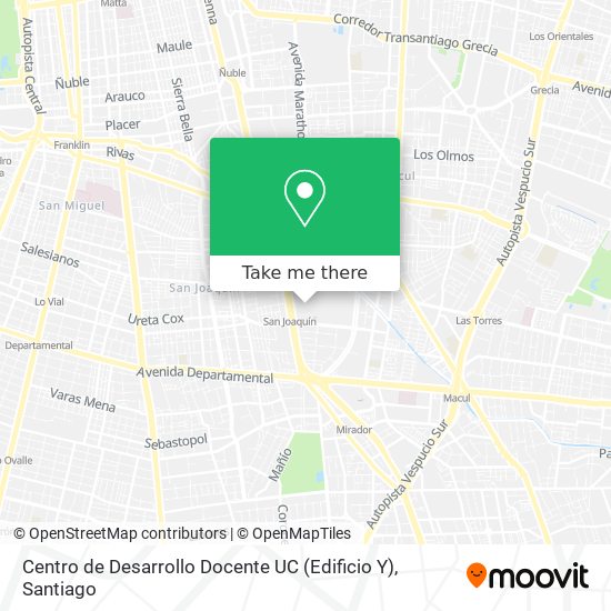 Centro de Desarrollo Docente UC (Edificio Y) map