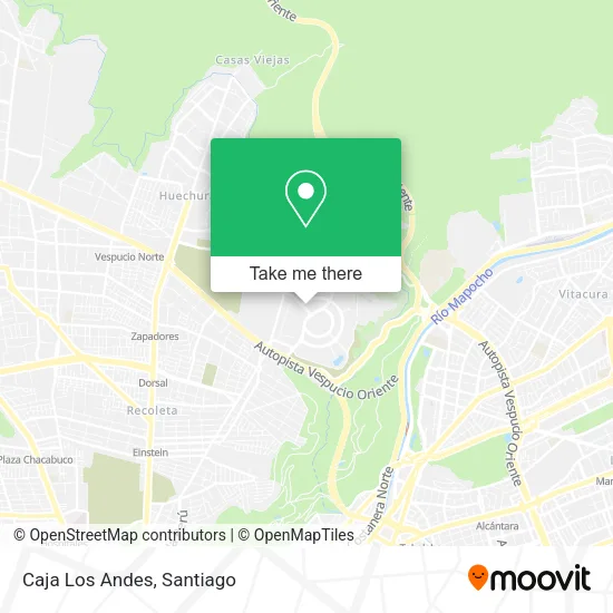 Caja Los Andes map