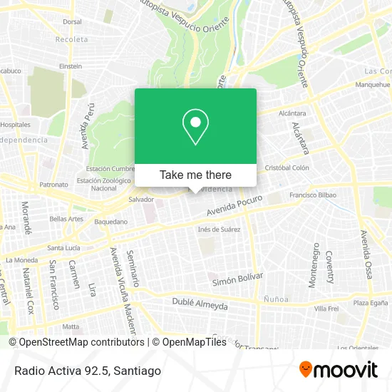 Radio Activa 92.5 map