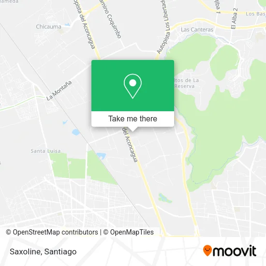 Saxoline map