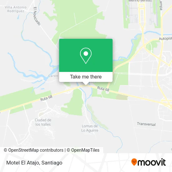 Motel El Atajo map