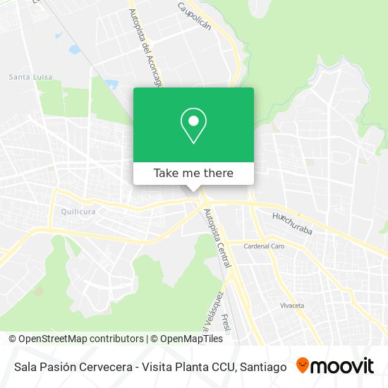 Sala Pasión Cervecera - Visita Planta CCU map
