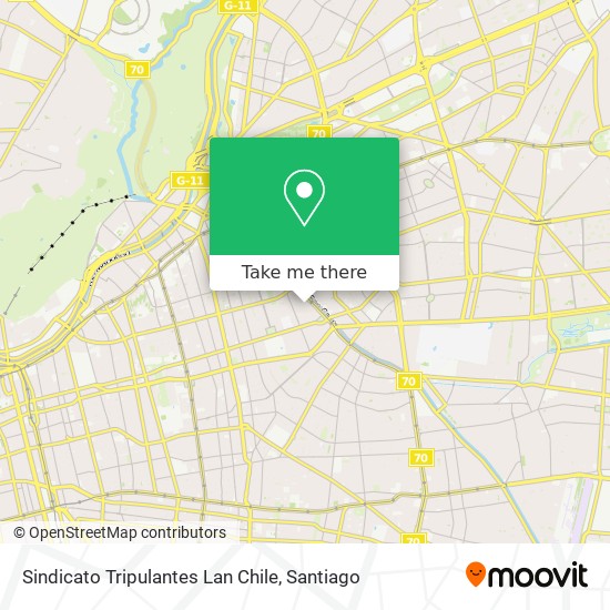 Sindicato Tripulantes Lan Chile map