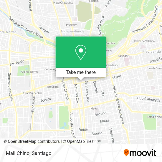 Mall Chino map