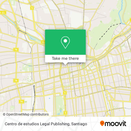 Mapa de Centro de estudios Legal Publishing