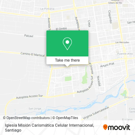 Iglesia Misión Carismática Celular Internacional map