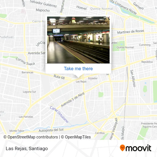 Las Rejas map