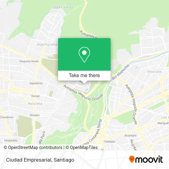 Ciudad Empresarial map