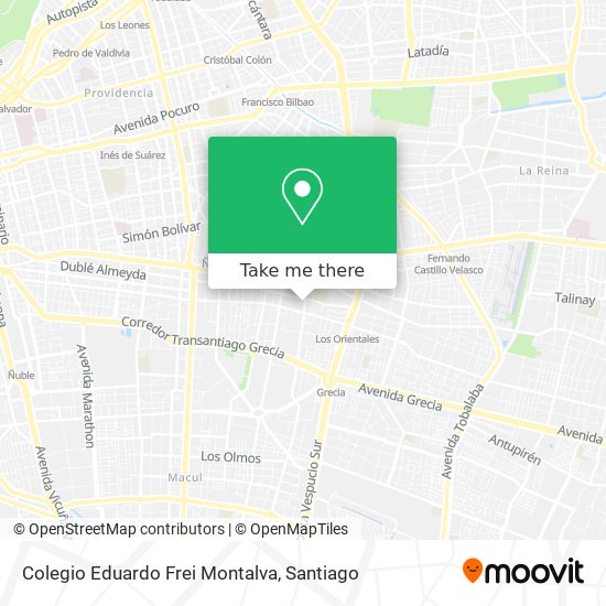 Colegio Eduardo Frei Montalva map