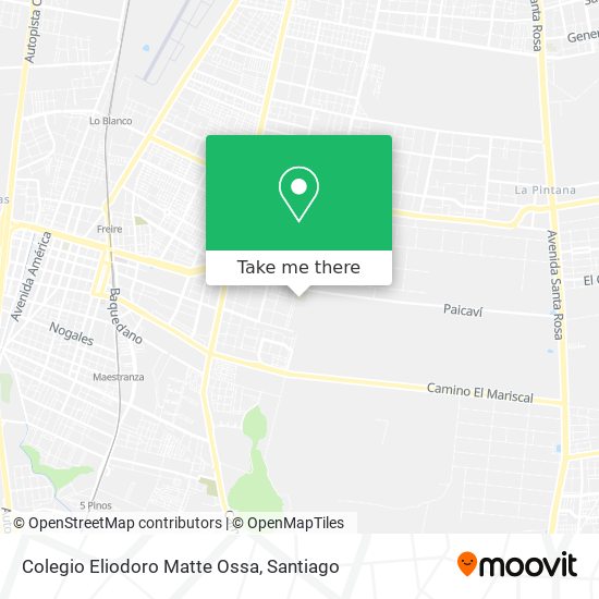 Colegio Eliodoro Matte Ossa map