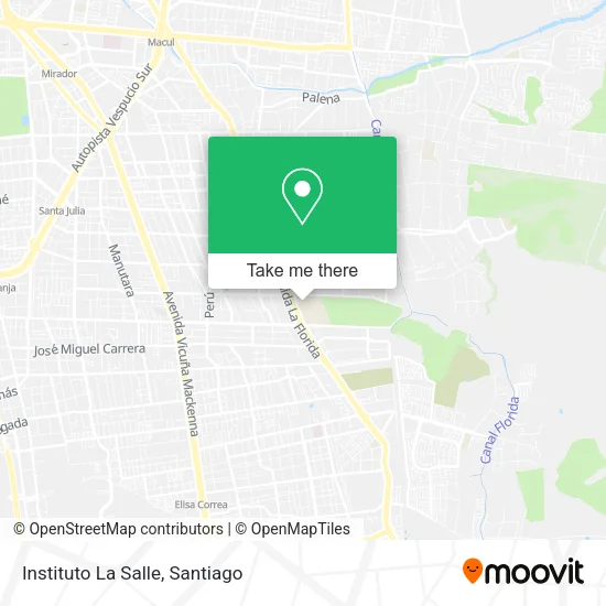 Instituto La Salle map