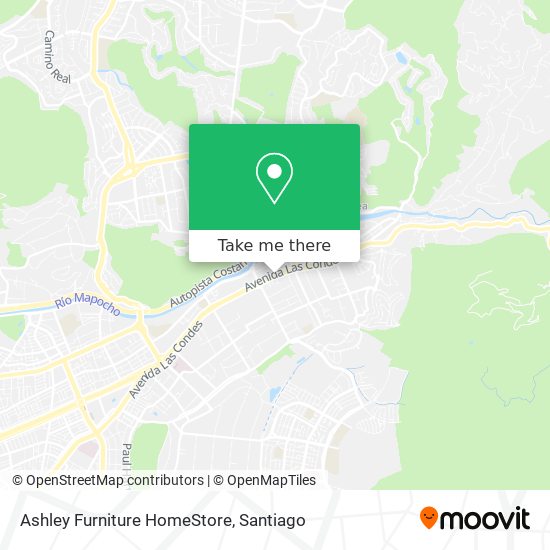 Ashley Furniture HomeStore map