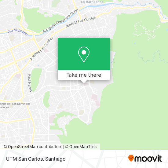 UTM San Carlos map