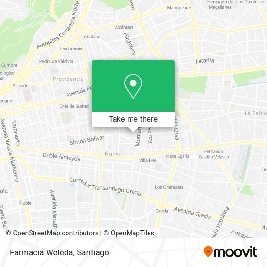 Farmacia Weleda map