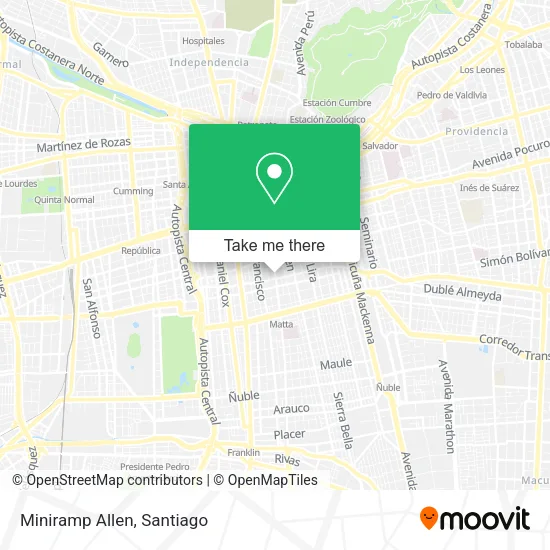 Miniramp Allen map