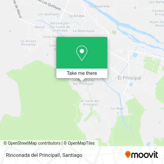 Rinconada del Principal! map