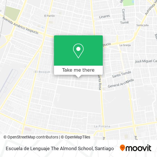 Escuela de Lenguaje The Almond School map