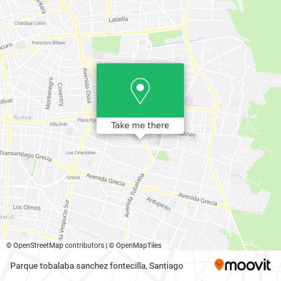 Parque tobalaba sanchez fontecilla map