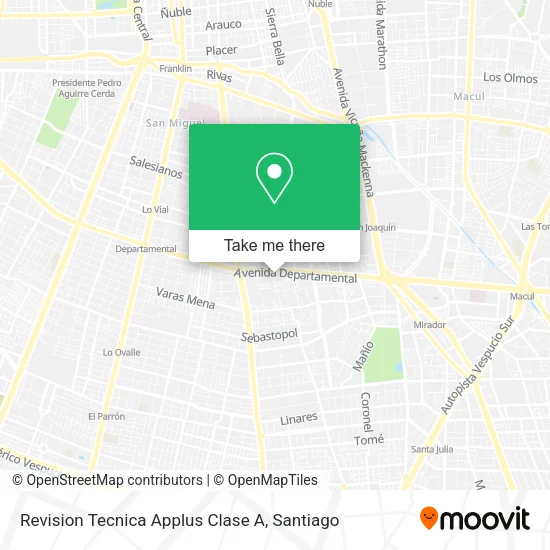 Revision Tecnica Applus Clase A map