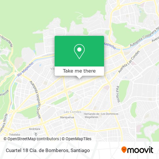Cuartel 18 Cía. de Bomberos map