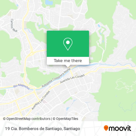 19 Cia. Bomberos de Santiago map