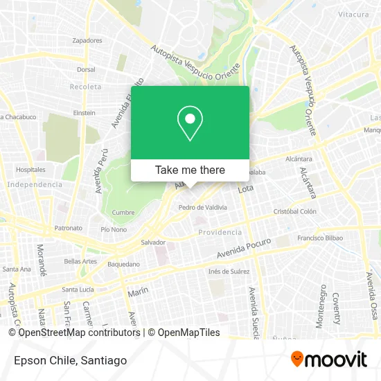Epson Chile map