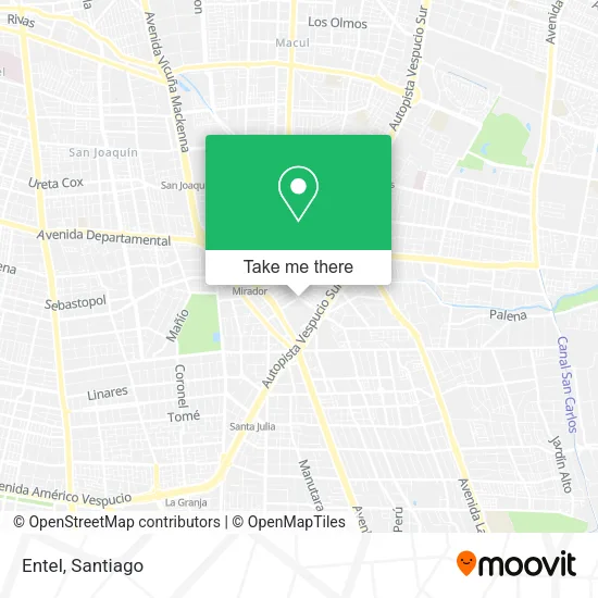 Entel map