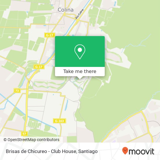 Brisas de Chicureo - Club House map