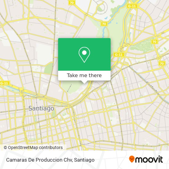 Camaras De Produccion Chv map