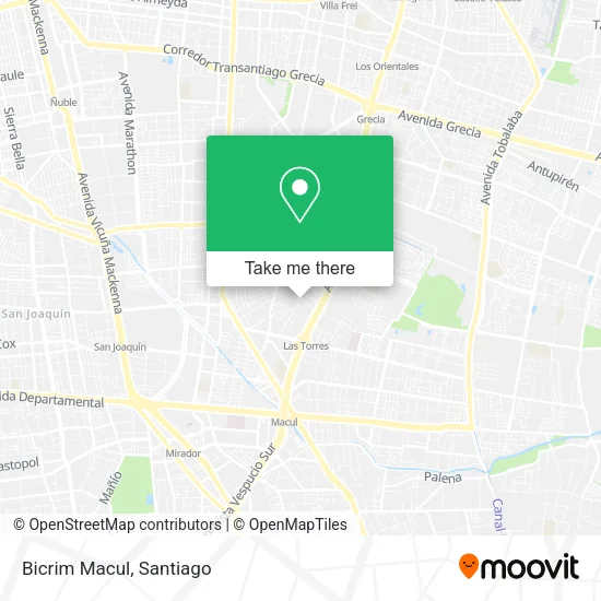 Bicrim Macul map