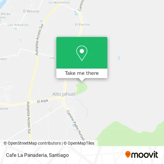 Mapa de Cafe La Panaderia