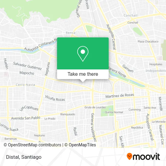 Distal map