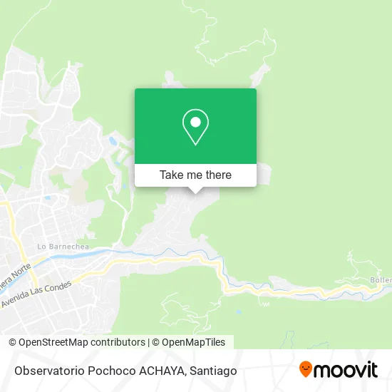 Observatorio Pochoco ACHAYA map