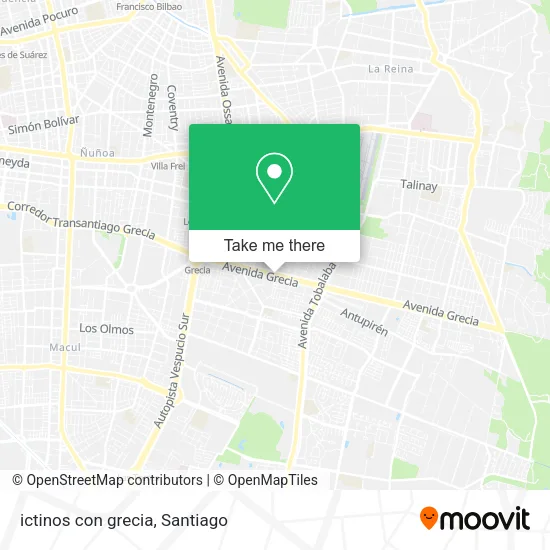 ictinos con grecia map