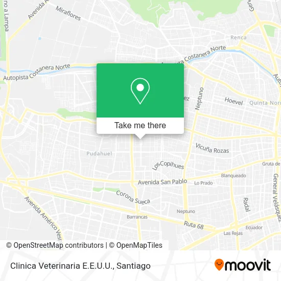 Clinica Veterinaria E.E.U.U. map