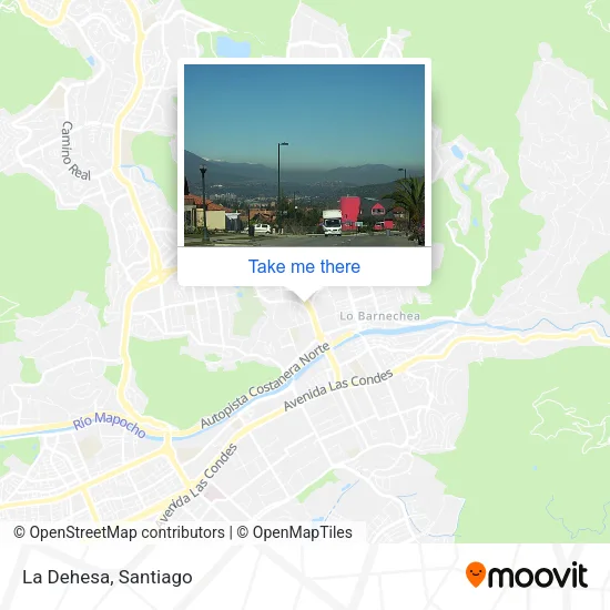La Dehesa map