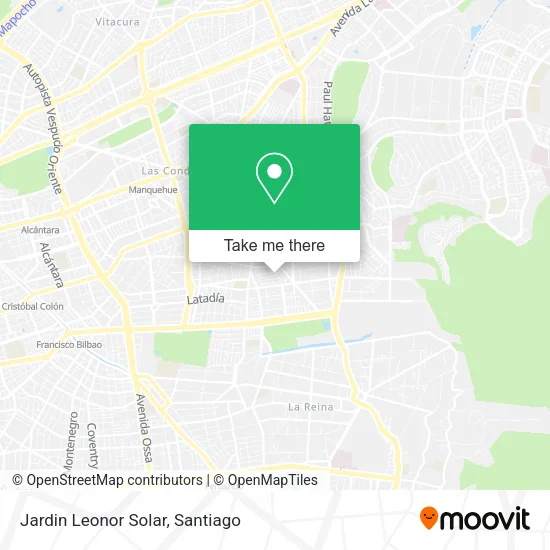 Jardin Leonor Solar map