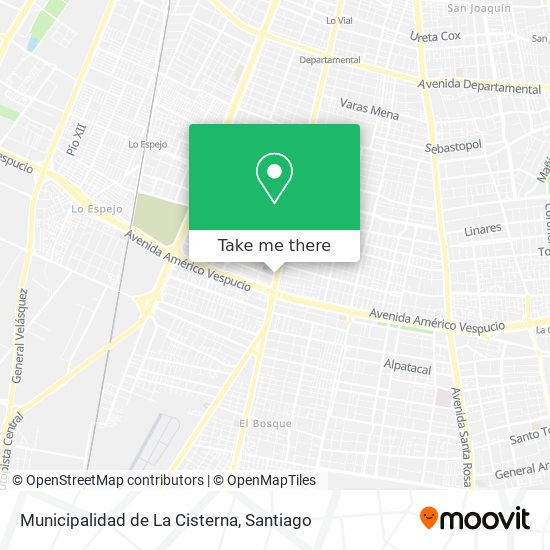Municipalidad de La Cisterna map