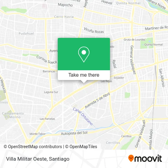 Villa Militar Oeste map